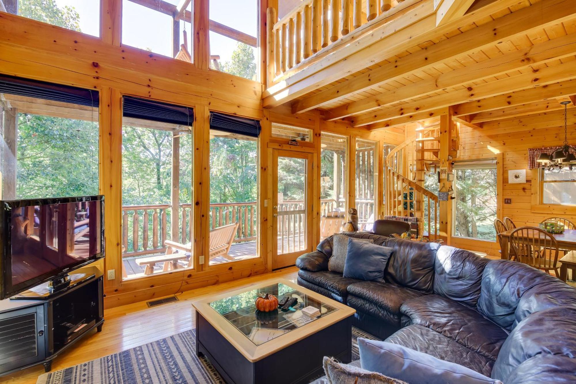 Secluded And Wooded Wears Valley Cabin With Fire Pit! Sevierville Zewnętrze zdjęcie